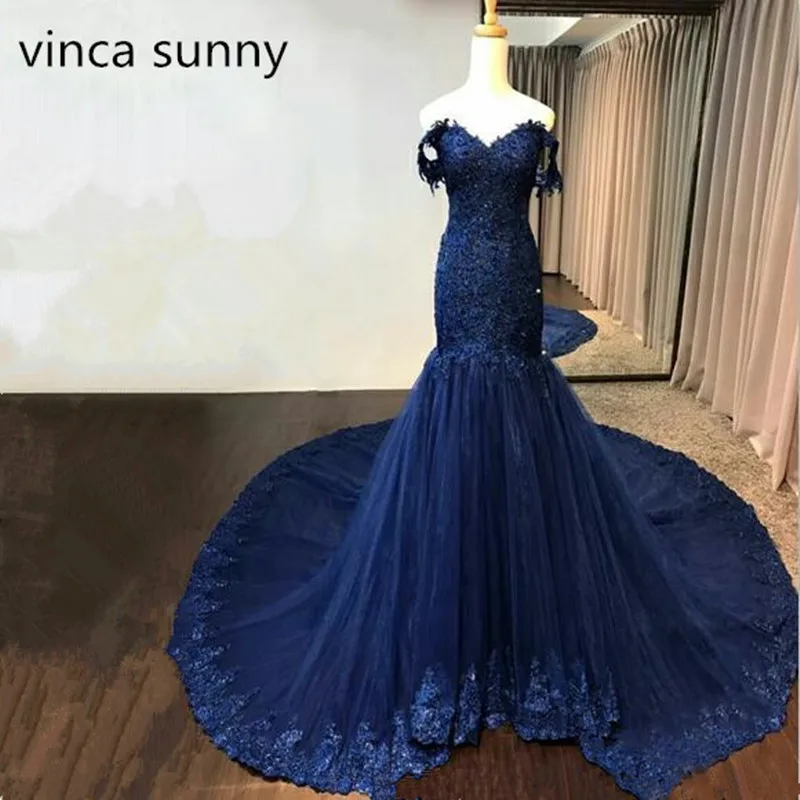 

Navy Royal Blue Mermaid Burgundy Evening Dresses Long Womens Sheath Formal Dress Custom Made Elegant Vestido de Noiva