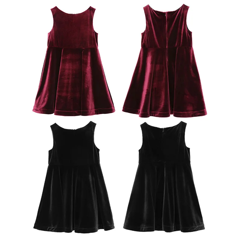 Girls Kids velvet Dresses 2018 Spring Summer Children Clothing For Princess Wear Party Gifts Fashion Style Dress Costume | Детская