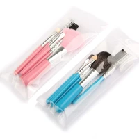 portable romantic bear makeup brushes 5pcs tools with pvc bag pink blue 2 colors available brand new 50setlot dhl free