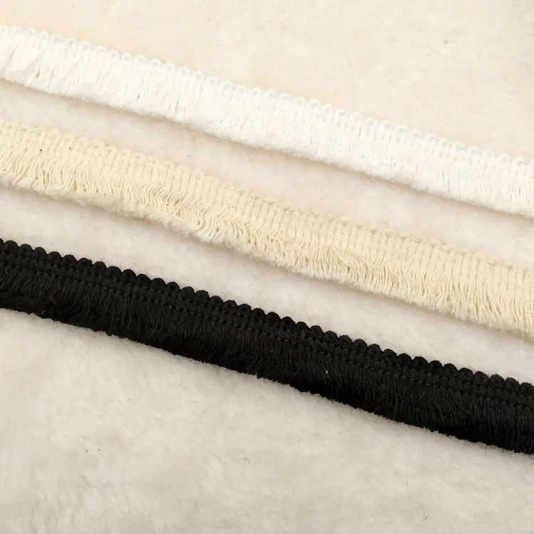 

50 метров элегантные хлопковые кисточки бахрома кружевная отделка Лента жаккардовая тесьма Сделай Сам Швейные шторы ручной работы аксессуа...