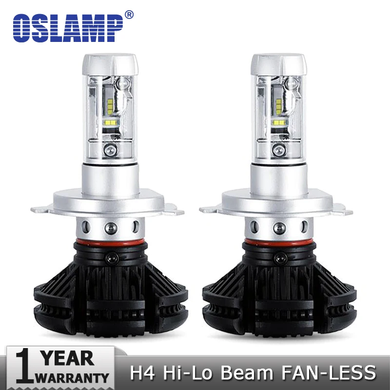 Oslamp X3 серия 50 Вт Hi Lo Beam H4 светодиодный фонарь для автомобильных фар 6000лм