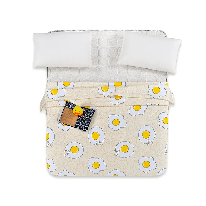 Лето 2017 г. 100% хлопок пододеяльник яйцо плед кожи постельные принадлежности