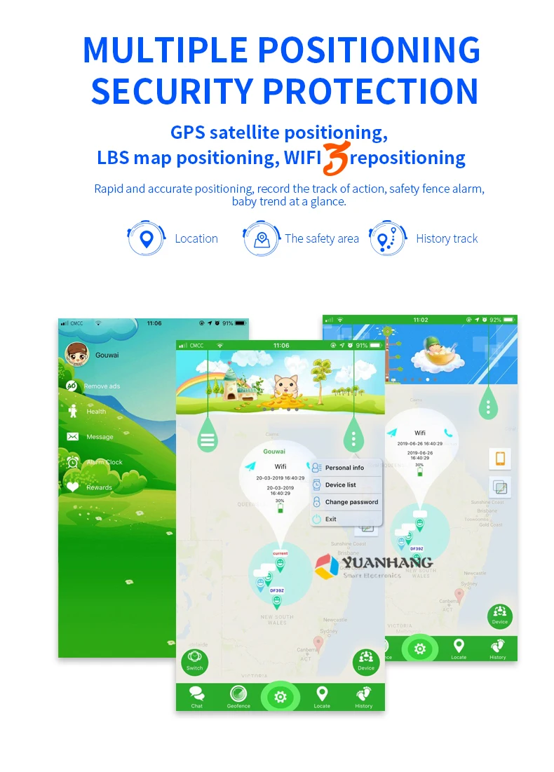 Дистанционный монитор камеры gps wifi трекер расположение ребенок студент 4G телефон Смарт наручные часы SOS видео звонок Android 6 часы