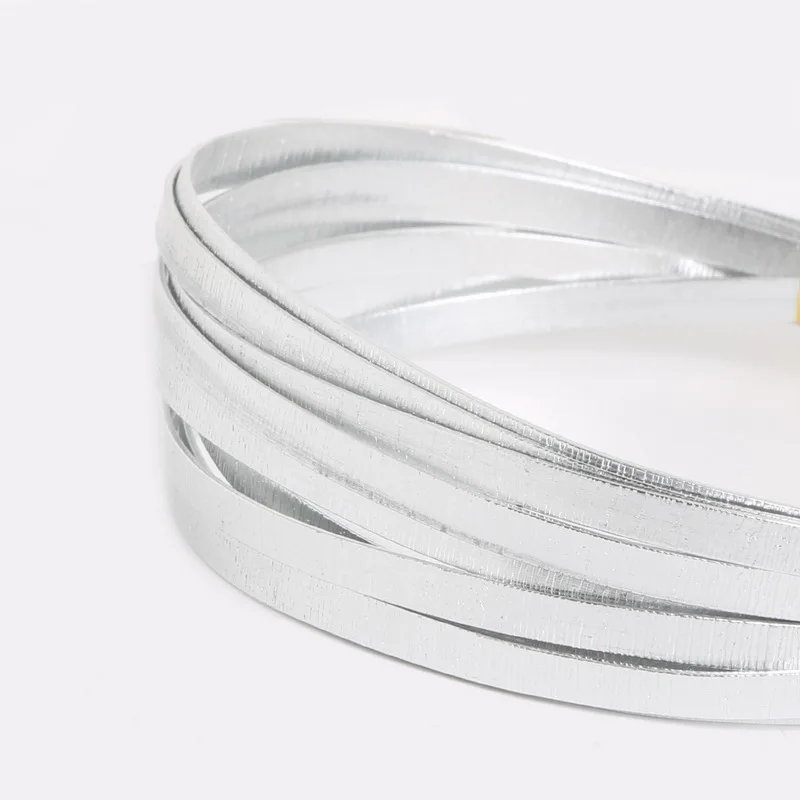 Тисненые плоские анодированные алюминиевые проволоки золотые серебряные