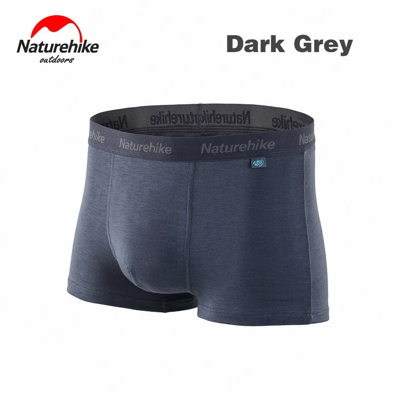 Dark Grey Naturehike мужские трусы спортивные быстросохнущие трусы мягкие легкие эластичные дышащие плавки для походов и бега - Цвет: Dark Grey