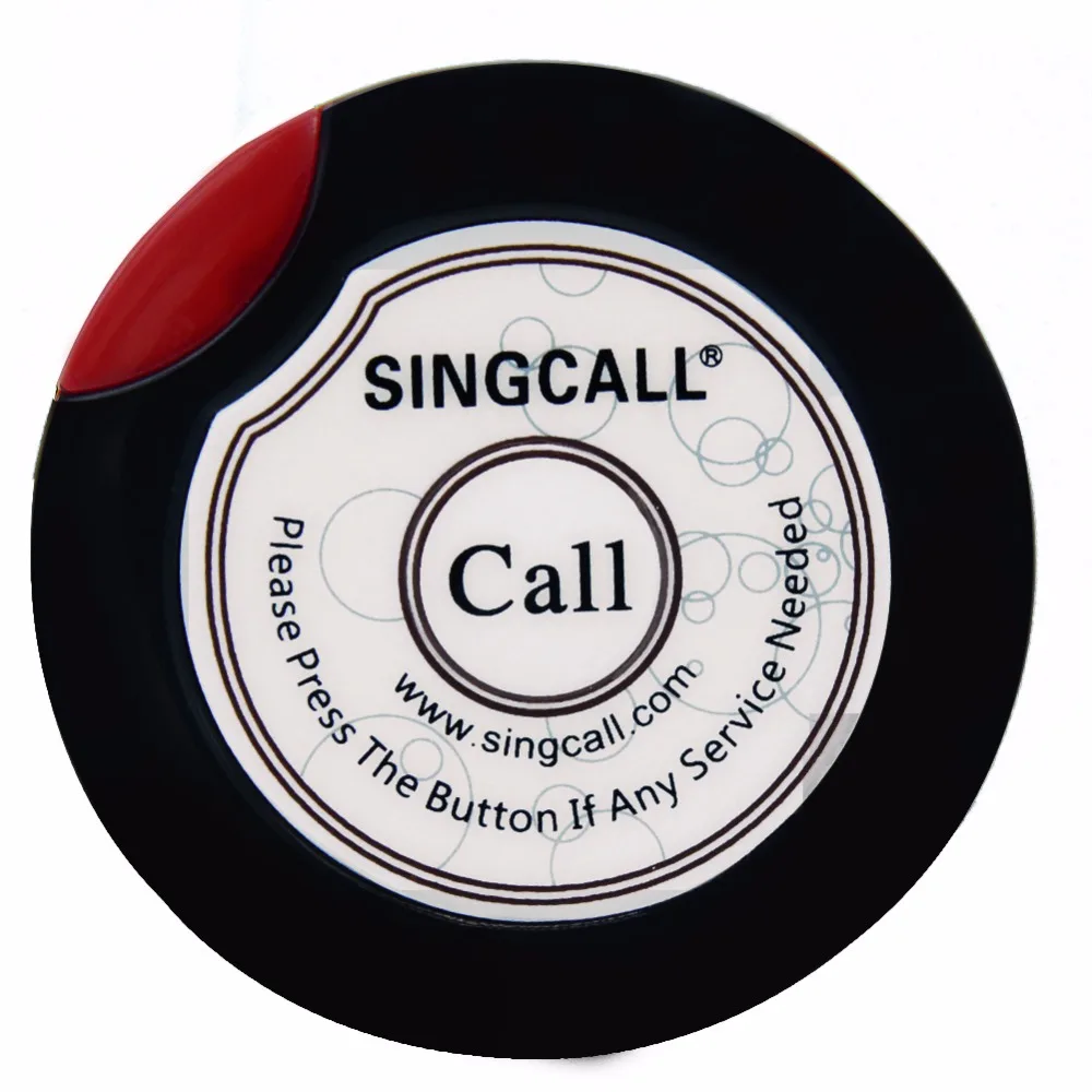 SINGCALL Беспроводная система вызовов официанта услуги кафе церковная пейджер 4