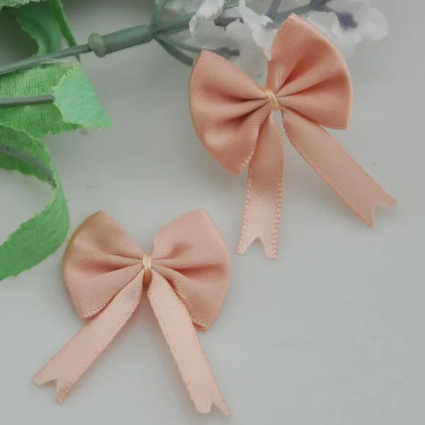 Color 4 40 шт. атласная лента цветок луки розы Свадебные украшения Appliques ремесла E44 - Цвет: Color 4