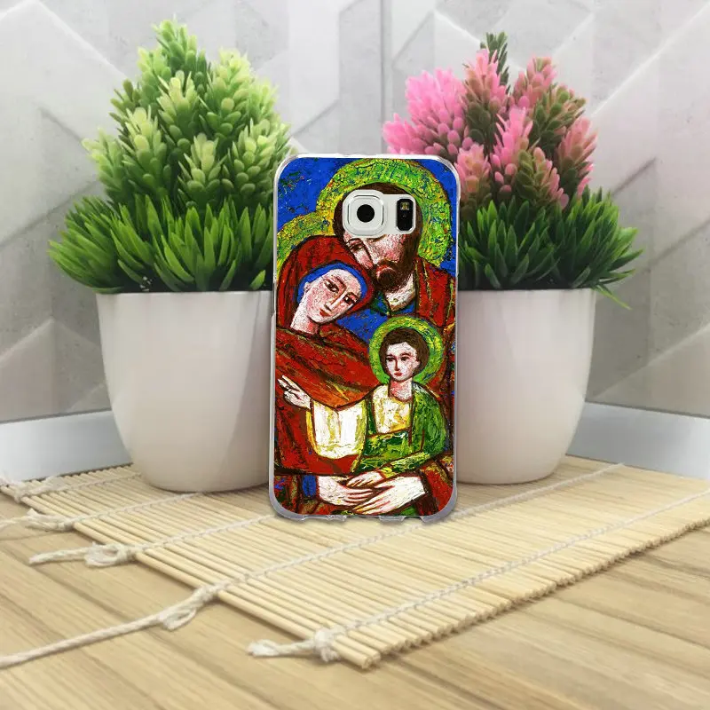 Soft TPU Phone Cases for Samsung Galaxy S3 S4 S5 Mini S6 S7 S8 S9 S10 Edge Plus Lite Note 5 8 9 Virgin Mary Christian Christmas | Мобильные
