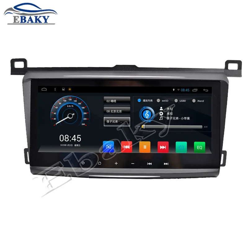 NaviTopia 1024*600 8 дюймов core ram 2G rom 32G Android 1 автомобильный радиоплеер для Toyota RAV4 2014-с
