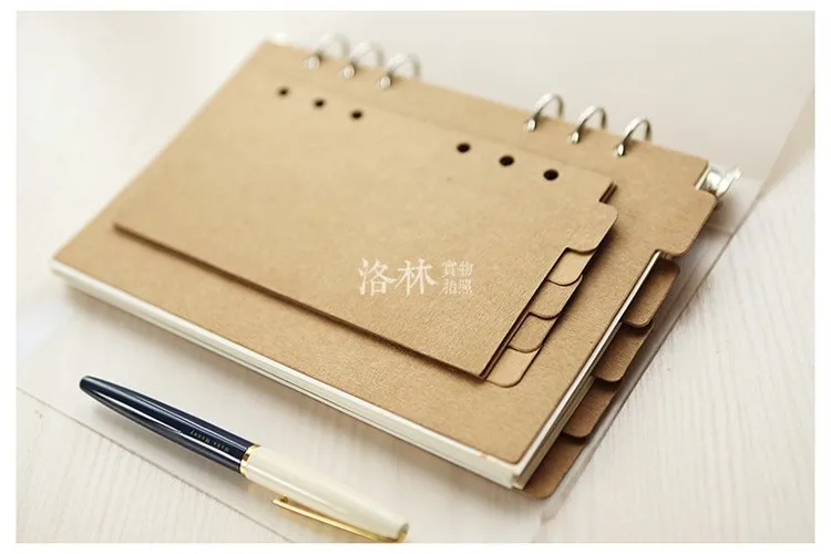 

a5 a6 loose-leaf paper index paper loose-leaf 5 sheets cowhide paper
