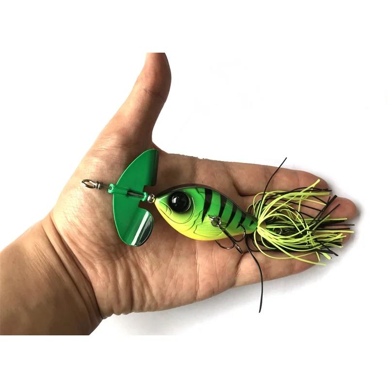 Спиннер приманка набор с пропеллером юбки рыболовная Buzzbait Поппер соленой воды