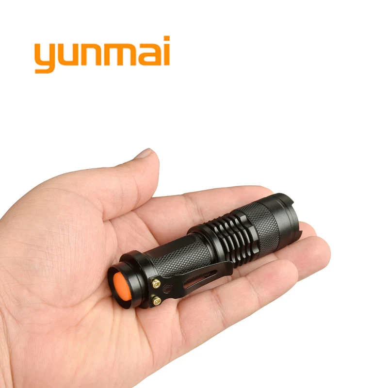 Yunmai Q5+ COB 3800lm светодиодный фонарик алюминиевый водонепроницаемый зум портативный мини фонарь aa 14500 батарея лампа Touche Linternas