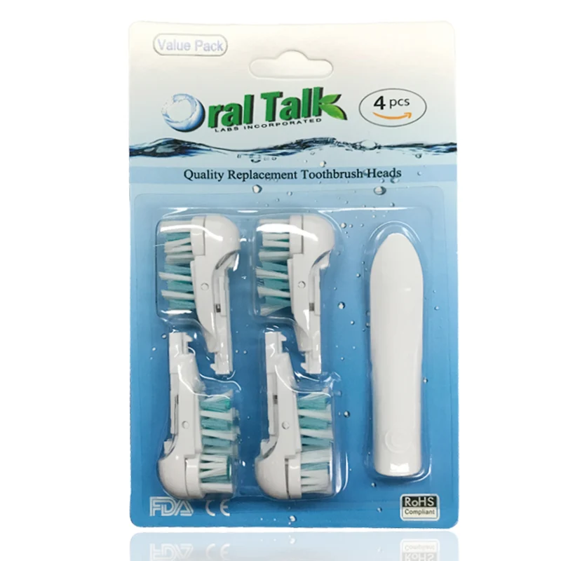 20 шт. сменные насадки для зубной щетки подходит Oral B Dual Clean в комплекте насадка с