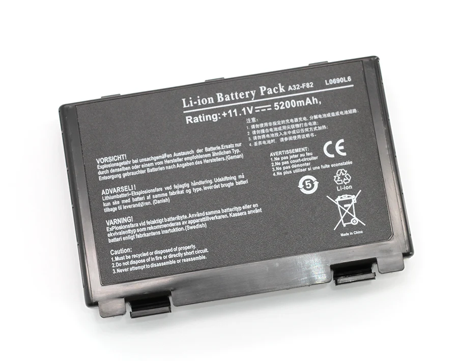 ApexWay 6 cell Батарея A32-F82 для Asus k40in k40ij k40ad k50ij K50in k50id k50af k51ac k51ae k60ij k61ic k70ab 90-NLF1B2000Z