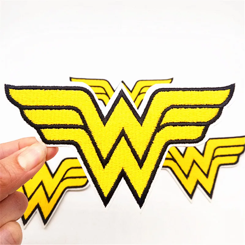 Новый 5 шт. иконы моды Wonder Woman логотип нашивки одежда сумки аппликация патчи для