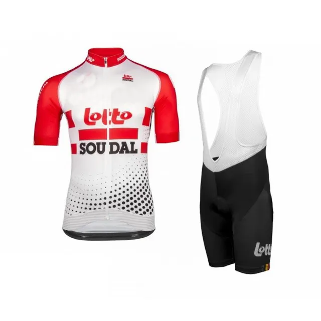 2019 LOTTO SOUDAL PRO TEAM Мужская велосипедная Джерси с коротким рукавом одежда