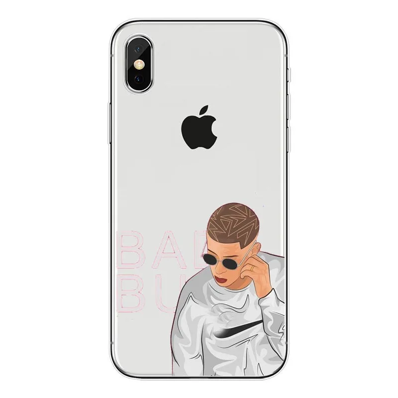 Bad Bunny Coelho Maluma Ozuna POP Hip Hop Rapper мягкий силиконовый чехол из ТПУ для iPhone X 8 7 6 Plus 5 4 XS XR