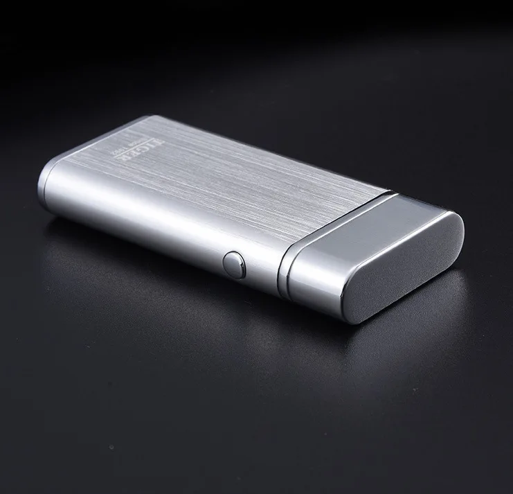 Tiger брендовая плазменная USB Зажигалка для деловых мужчин стиль Cigaratte ветрозащитная электрическая зажигалка Бесплатный лазерный логотип