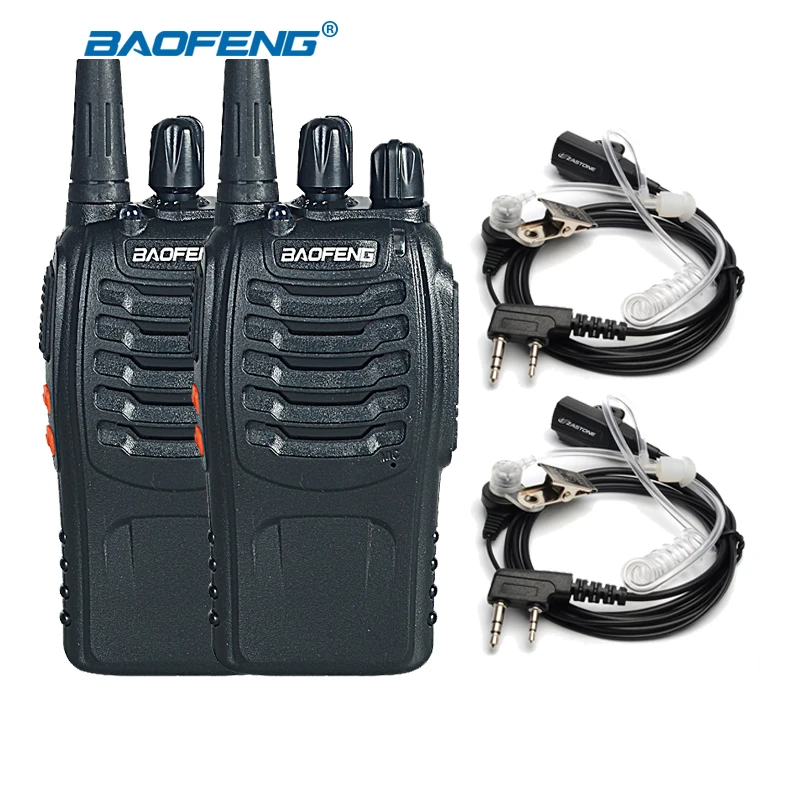 2 шт. Baofeng BF 888S Walkie Talkie 5 Вт UHF 400 470 МГц Ручной портативный CB Ham Radio walkie talkie Set baofeng Radio|cb