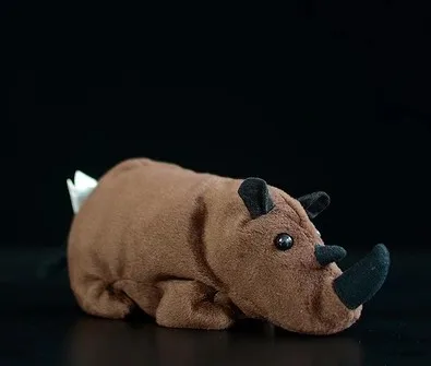 

Free shipping little Sandbags rhino doll simulation animal plush toys