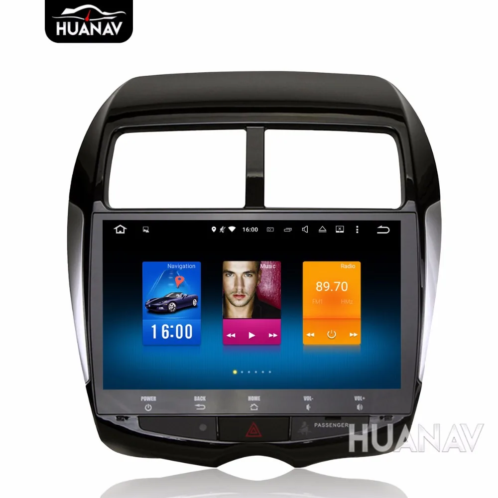 Автомобильный DVD плеер 10 1 дюйма с GPS навигацией головное устройство Android 7 для