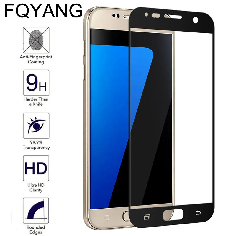 Fqyang полное покрытие закаленное Стекло для samsung J2 J5 J7 Prime защитная Экран протектор |
