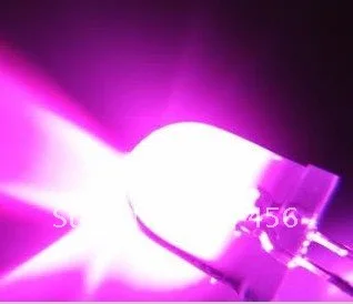 

100 шт., 10 мм, розовая Светодиодная лампа-сверхъяркий розовый светодиод s DIY, светильник мм светоизлучающие диоды