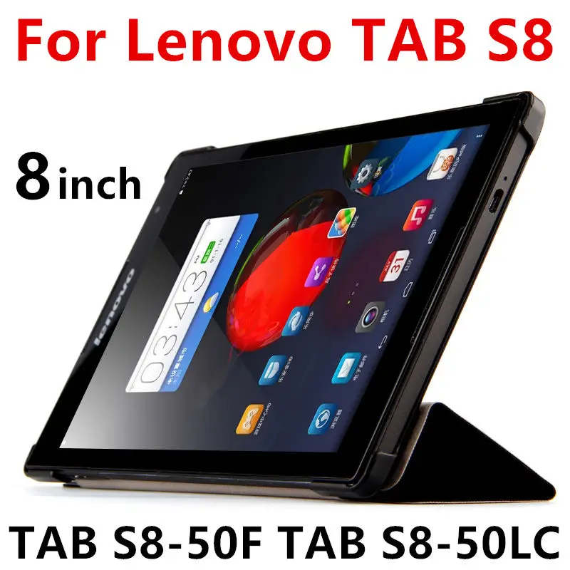 Чехол для lenovo TAB S8 защитный чехол из искусственной кожи S8-50F S8-50LC 8 дюймов