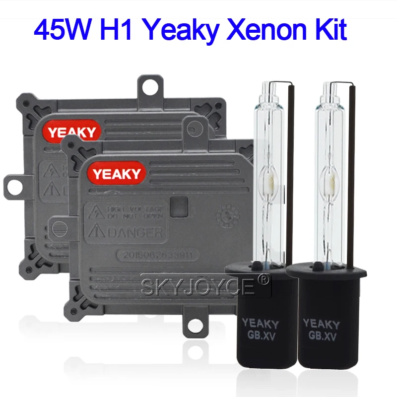 SKYJOYCE 45W Yeaky H1 5500K комплект для переоборудования ксенона HID Xenon сменная лампа