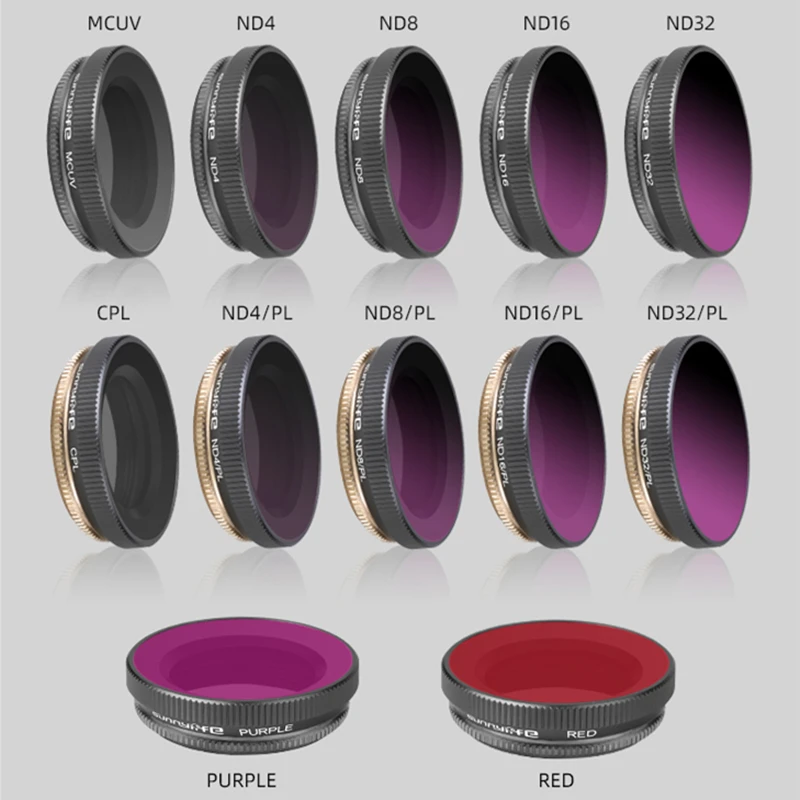 Набор регулируемых фильтров для объектива камеры набор UV CPL ND4/8/16/32 PL Osmo