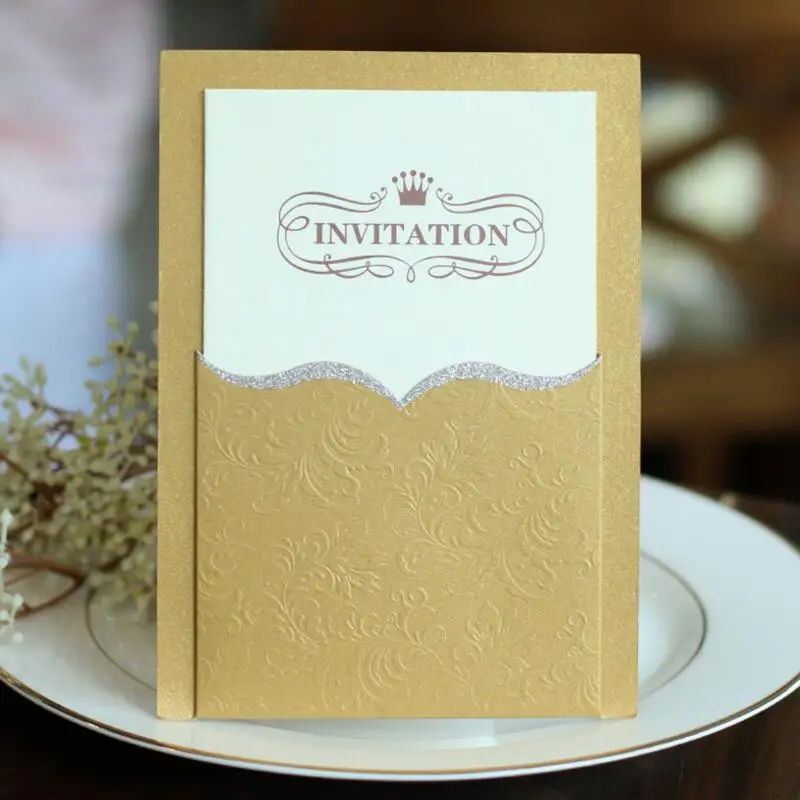 

20pcs/pack Vintage High Quality Invitation Cards Elegant Birthday Party Marriage Business Invitations Greeting Card Kits