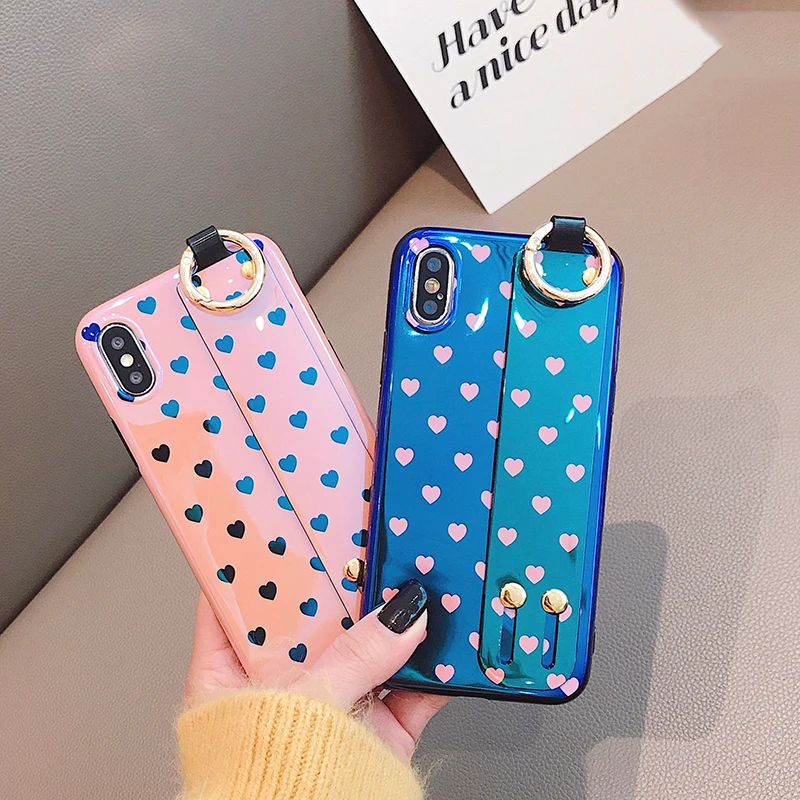 Чехол для телефона GlamPhoneCase с милым сердечком iphone XS Max XR 8 8plus 7 7plus 6/6S Plus модная