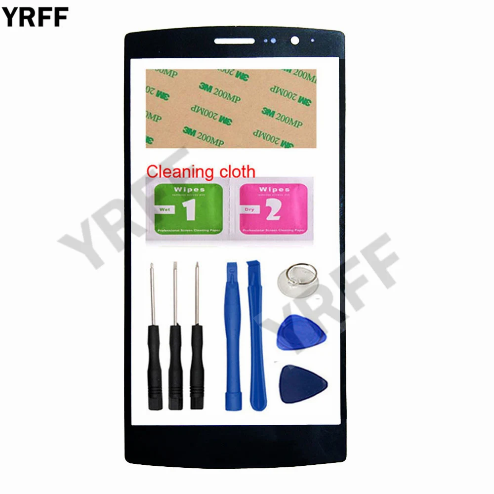 YRFF Мобильная передняя панель стекло для LG G4 Beat mini H735 H734 H736 Переднее внешнее