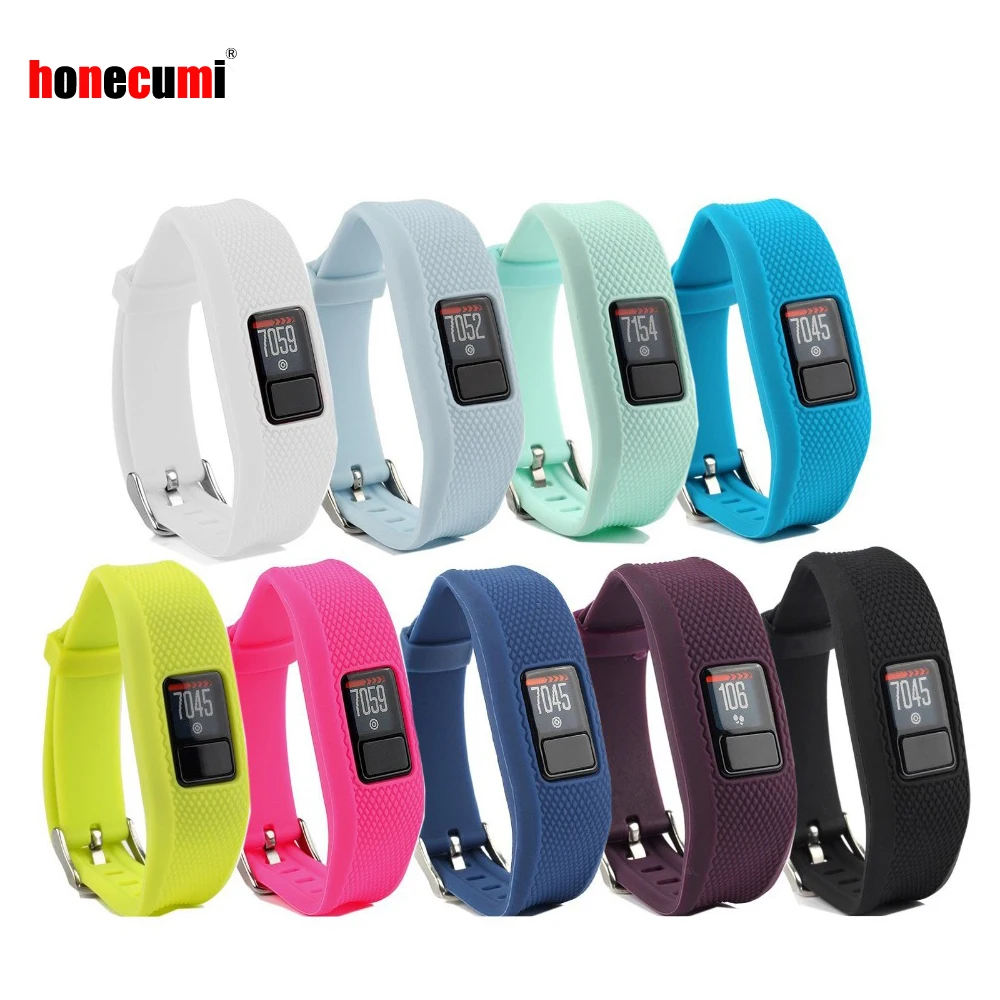 Ремешки для смарт часов Honecumi Garmin Vivofit 3 и JR детский силиконовый ремешок сменный