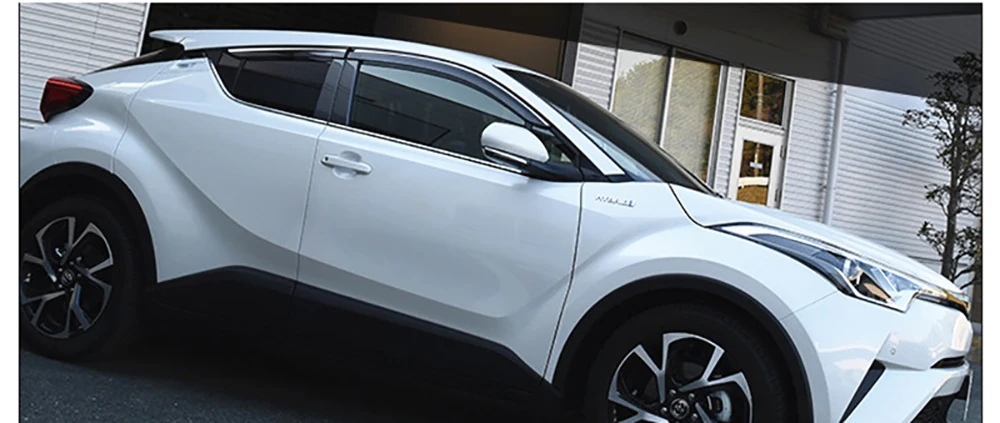 Автомобильный Стайлинг для Toyota C-HR CHR ABS Пластиковые оконные козырьки тенты дождь солнцезащитный дефлектор защита вентиляционные крышки Защита 4 шт