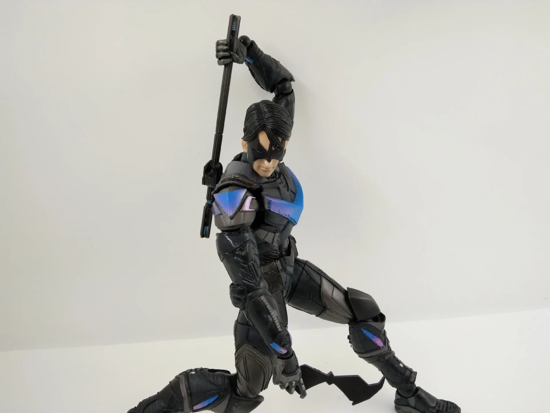 PLAY ARTS 27cm Nightwing Night Wing Arkham Knight batman Action Figure Model Toys