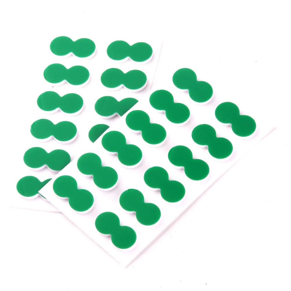 

24pcs/pack Green Self-adhesive Foam Fly Fishing Stick On Strike Indicator Fishing Accessory A023