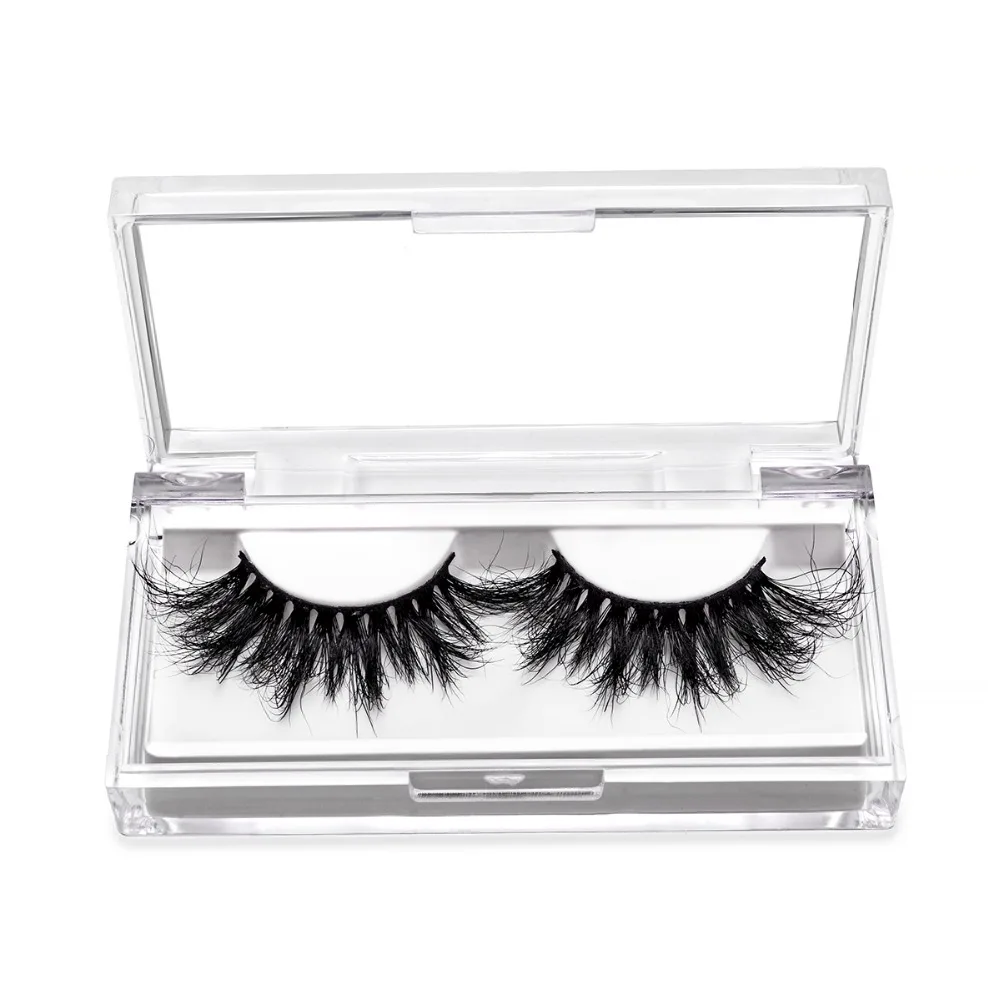 25mm Mink Eyelashes Thick 3D Lashes Volume Handmade High Quality Eye Dramatic Cilios | Красота и здоровье