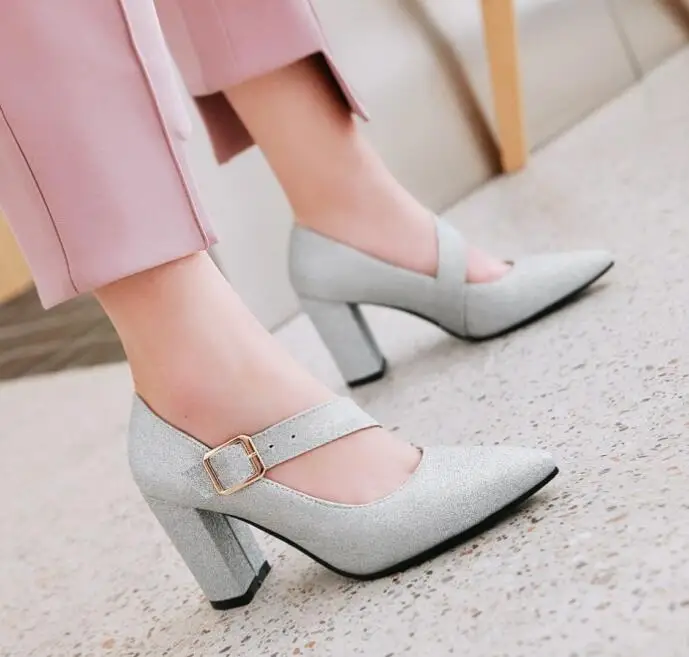Красивые весенние женские туфли лодочки Chaussure Femme Zapatos Mujer Блестящие Женская обувь