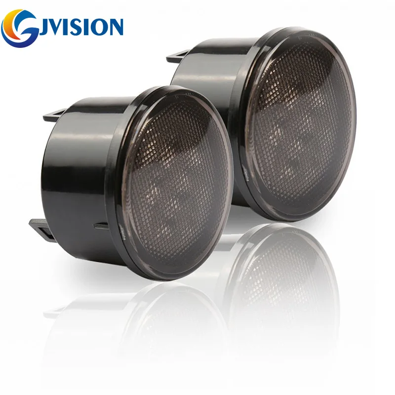 2 шт. светодиодный поворотный сигнал передняя фара в сборе с дымчатым объективом