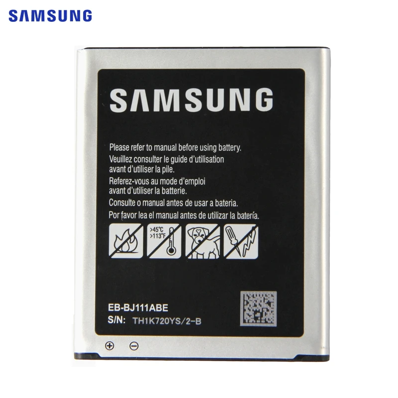 Samsung сменный аккумулятор EB-BJ111ABE для samsung Galaxy J1 J Ace J110 SM-J110F J110H J110F J110FM 4G версия 1800 мАч