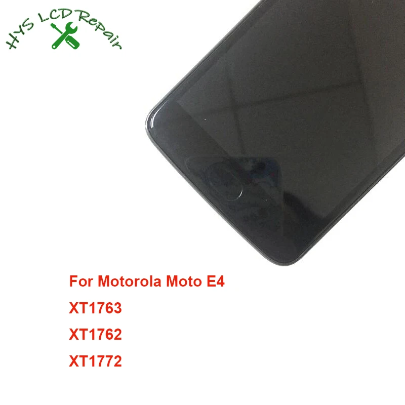 Для Motorola Moto E4 XT1763 XT1762 XT1772 ЖК экран и дигитайзер полная сборка с рамкой|Экраны для