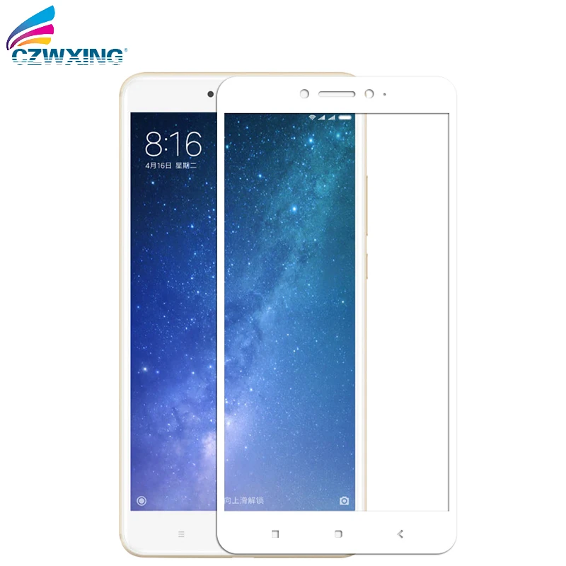 Экран протектор для Xiaomi Mi Max 2 закаленное Стекло Max2 полное покрытие защитной