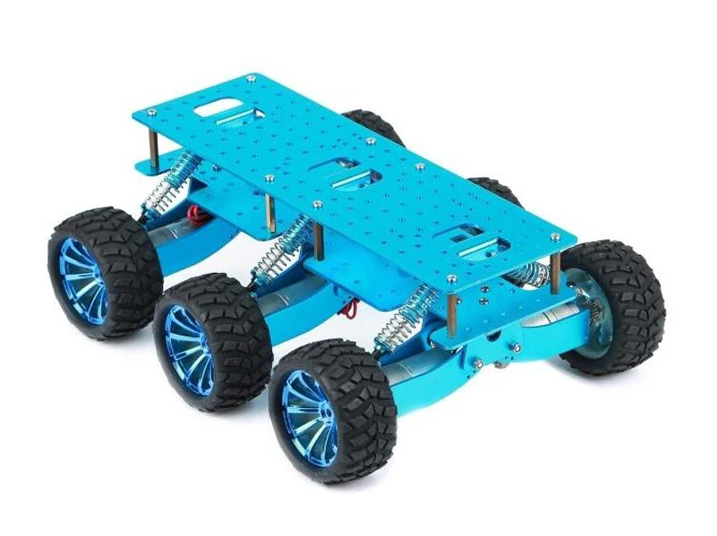 6WD спасательная платформа умный автомобиль амортизация для шасси внедорожный