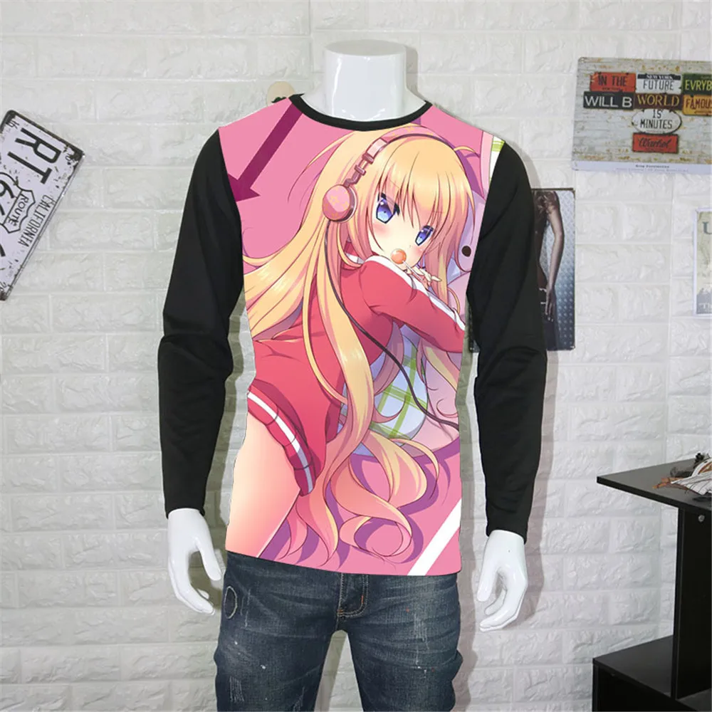 Косплей японское аниме рубашка Gabriel DropOut футболки с коротким рукавом Satanichia McDowell