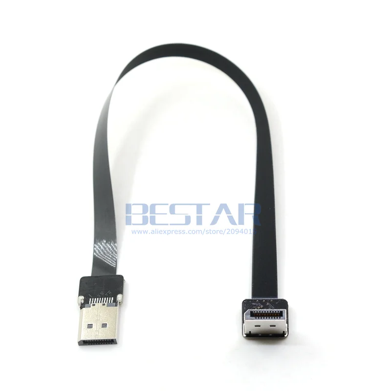 Кабель DisplayPort FPV DP 4K 60Hz 1 2 версия шнур локоть угловой адаптер 5 см 100 FPC Дисплей порт