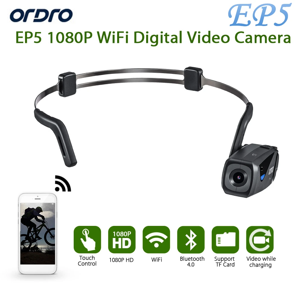 Доставка в 1 день оригинальный ORDRO EP5 Bluetooth 4. 0 ручная свободная головная повязка