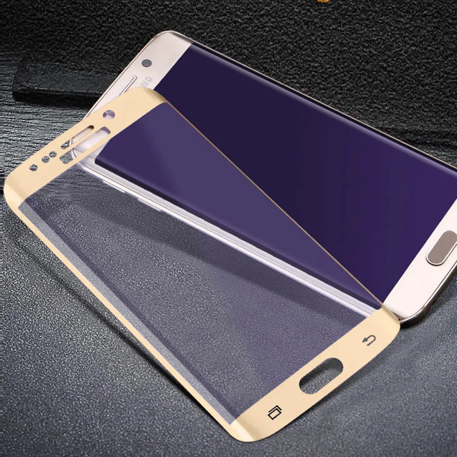 3D полное покрытие для Samsung Galaxy S6 Edge Plus Защитное стекло экрана телефона закаленное