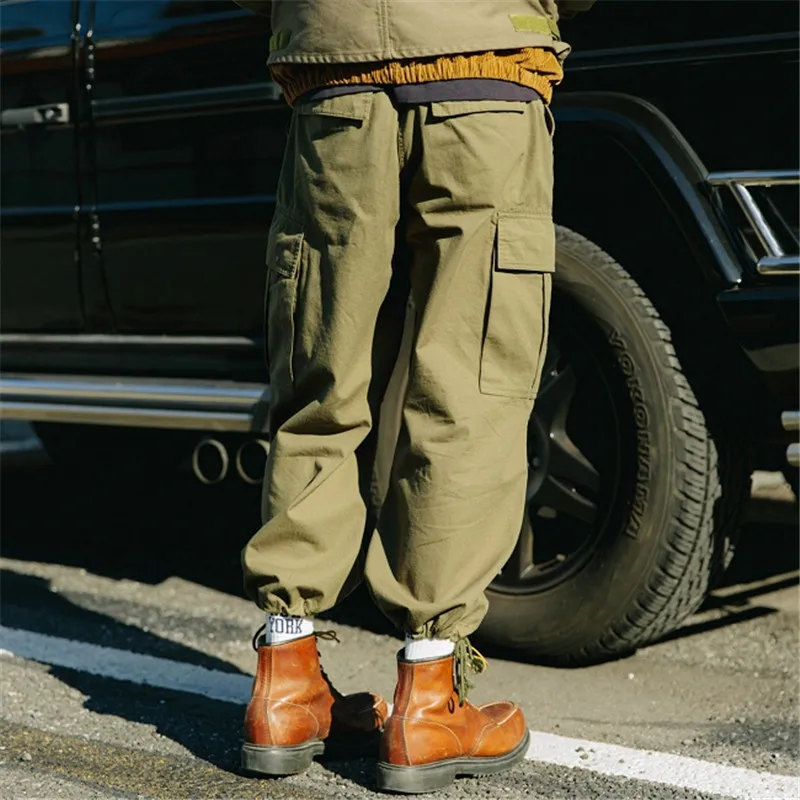 2018 новые летние для мужчин оригинальный большие карманы Твердые комбинезоны