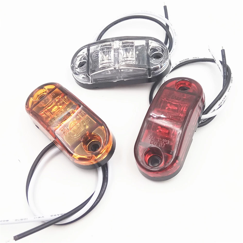 CSCSNL 10 шт. грузовик боковой габаритный фонарь светильник 12V/24v светодиодный